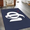 thumbnail image 2 of Area Rugs for Living Room Bedroom, Japanese Style 4'x6' Rug Washable Carpet Runner Indoor Outdoor, Vintage Minimalist Navy Blue Non Slip Accent Floor Mats Rug for Kitchen, Office, 2 of 8