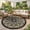 Dark Brown, variant on Aonewoe Round Outdoor Rugs 5Ft Waterproof Patio Plastic Straw Rug Reversible Camping Carpet Indoor Outdoor Area Rug for Patio,Deck,Balcony,Picnic,Beach,Outside