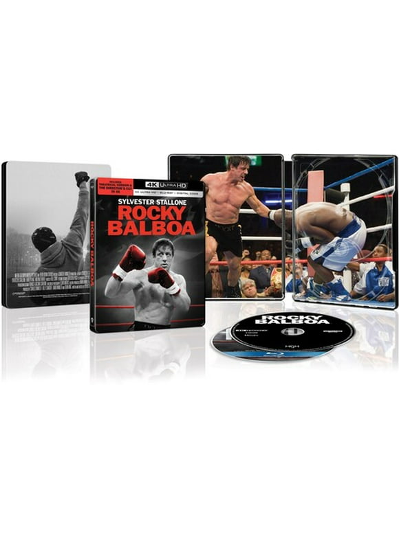 Rocky Balboa (4K Ultra HD + Blu-ray + Digital Copy) (Steelbook) (Walmart Exclusive), MGM (Video & DVD), Drama