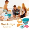 thumbnail image 1 of Ensemble de Jouets de Plage en Sable de 5 Pcs Jouet de Bac à Sable Jouet d'Été pour l'Extérieur, 1 of 8