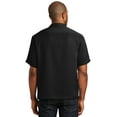 thumbnail image 2 of Port Authority Camp Shirt (S535) Black, S, 2 of 5