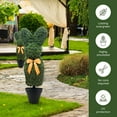 thumbnail image 6 of sruoe Garden Statues for Outside, Decoration Ground Insert, Fairy Flower Pot Decor, Flat Acrylic Patio Decor, Bunny Ground Plugs Garden Statue, Outdoor Lawn Ornament for Home and Yard, 6 of 6