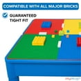thumbnail image 4 of Play Platoon Kids 5 in 1 Activity Table Includes 2 Chairs and 25 Ex-Large Blocks - Default Primary Color Kid's Tables & Chair Sets, 4 of 6