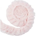 thumbnail image 2 of 2.5Yards 3-Layer Ruffle Lace Pleated Trim 3-5/8 inch Wide Chiffon Flower Trim Gathered Ribbon, 2 of 9