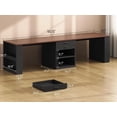 thumbnail image 2 of SEDETA Two Person Desk with Drawers, 90 Inch Long Office Desk with Storage Shelves, Double Gaming Desk, Wooden Couple Desk, Writing Table with Storage for Home Office, Black, 2 of 9
