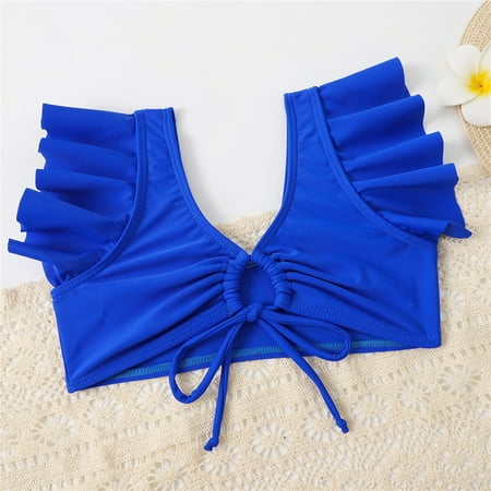 

Gubotare Kids Toddler Baby Girls Spring Summer Print Cotton Sleeveless Vest Shorts Holiday Beach Toddler Swimsuits under 10 Blue 13-14 Years
