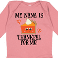 thumbnail image 4 of Inktastic Thanksgiving Nana Thankful for Me Boys or Girls Long Sleeve Baby Bodysuit, 4 of 5