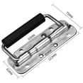 thumbnail image 2 of Paquete de 2 manijas plegables de 120 mm Tiradores empotrados de acero inoxidable para caja de herramientas Flight Case, 2 of 5