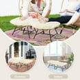 thumbnail image 2 of RADIATA 2-Pack Patio Wicker Ottoman Footrests with Adjustable Feet, All-Weather Outdoor Indoor Foot Stools Metal Frame, 220lb Capacity for Porch, Balcony, Living Room, Beige, 2 of 7