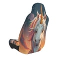 thumbnail image 2 of Wukai Starry Sky Cute Horse Full Set Car Seat Covers with Soft Padding Universal Auto Front Seats Protector and Cushion Mat, 2 of 5
