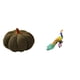 thumbnail image 1 of Cojín de calabaza de Halloween y estatua de . Adorno decorativo ideal para el hogar, dormitorio, jardín o cafetería., 1 of 8