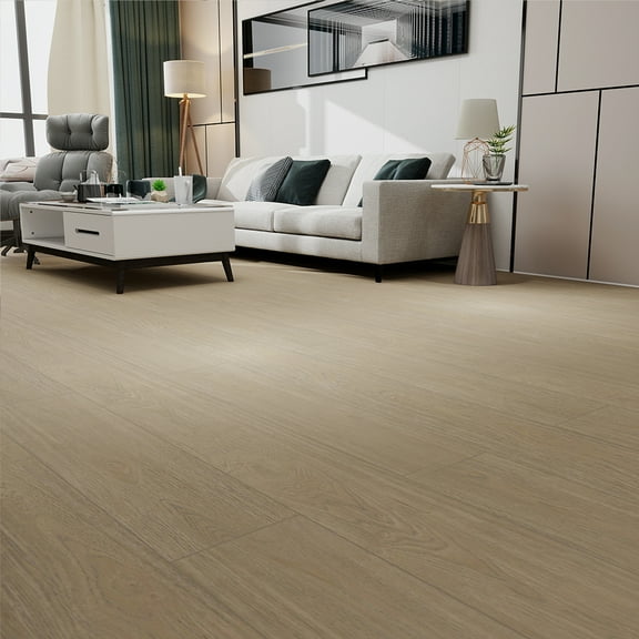 48"x7.2" SPC Composite Flooring; 12 Planks/Box (28.68 sq. ft/Box); 5mm Thick with 1mm IXPE Backing; 12 mil Wear Layer; Ultra-Quiet and Slip-Resistant