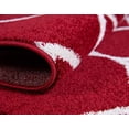 thumbnail image 5 of Unique Loom 3146724 Tapis Rectangulaire en Treillis Arrondi de 6 x 9 Pi.&44; Rouge, 5 of 5
