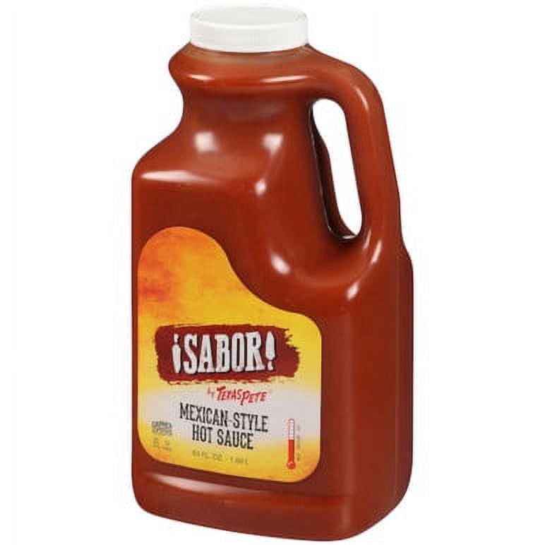 Sabor by Texas Pete Mexican Style Medium Hot Sauce, 1/2 Gallon