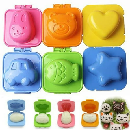 

Boil Egg Egg Rice Hard Boiled Egg 3D Cartoon Egg Fish Car Heart Rabbit Bento Maker Rice Boiled Egg Maker DIY Rice Bento Mould Accessories For