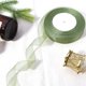 thumbnail image 2 of Zhuge Cinta de organza transparente verde de 3/4 de pulgada, cinta de gasa de 50 yardas para envolver regalos, día de la madre, bodas, ramos de flores, manualidades (verde oscuro), 2 of 5