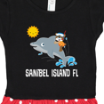 thumbnail image 3 of Inktastic Sanibel Island Florida Dolphin Gift Toddler Girl Dress, 3 of 4