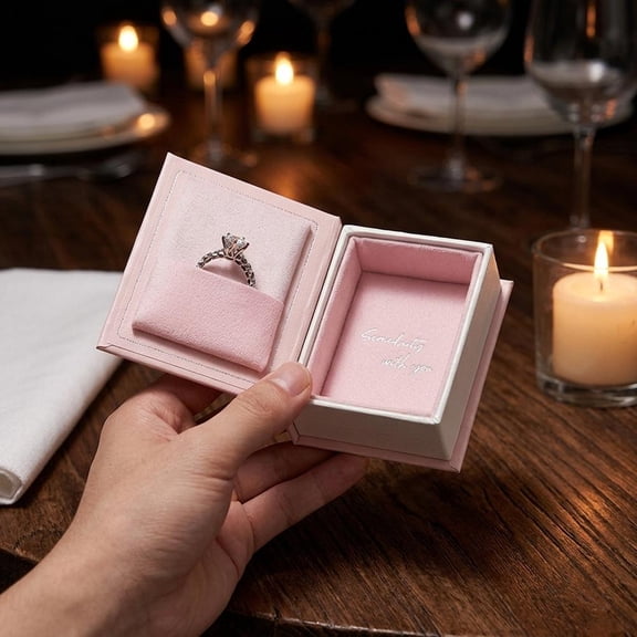 Book Shaped Jewelr-y Box, Mini Velvet Lining Storage Case for Rings Necklaces Earrings, Portable Travel Jewelry Organizer(only a box)