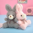 thumbnail image 6 of YYKihy Bunny Keychain Key Chain Plush Bunny Keychain Plush Pendant Decorative Bunny Pendants Plush Toy Backpack Keychain Pendant Bag Accessories, 6 of 8
