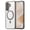 Black, variant on Sanwo Clear Magnetic Case for Samsung Galaxy A57, Shock-Absorbent PC TPU Phone Cover, Wireless Charging Compatible, Clear