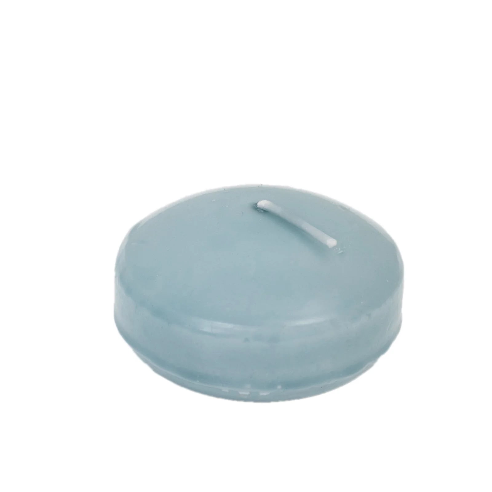 Balsa Circle 12 Dusty Blue 3 in Round Unscented Floating Candles Dripless Wax Discs Party Wedding Table Centerpieces Event Decorations Supplies