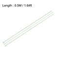 thumbnail image 3 of Uxcell 0.71''IDx0.79''ODx1.64Ft Length Round Clear Tubing Polycarbonate Plastic PC Tube, 3 of 5