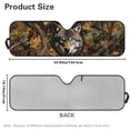 thumbnail image 3 of POLERO Hunting Camo Wolf Windshield Sun Shade for Car Off-road Vehicle SUV Truck (52.95x16.14 Inches), Sun Shade Windshield, Shades for Windows, Protector Blocks UV, Funny Car Decor, 3 of 7