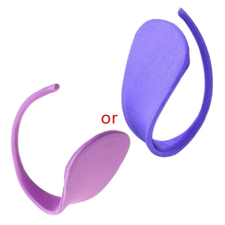 Women C-String Invisible Panty Solid Color Strapless Elegant Thong Underwear