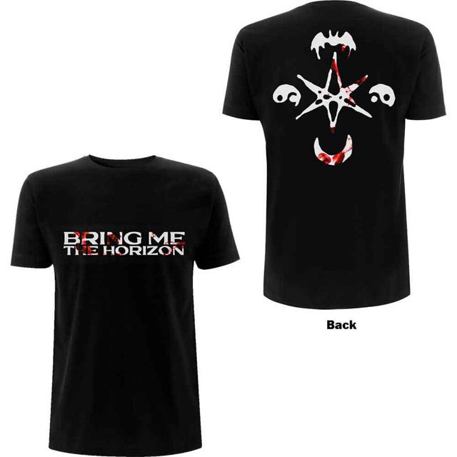 Bring Me The Horizon Unisex T-Shirt Symbols (Back Print)