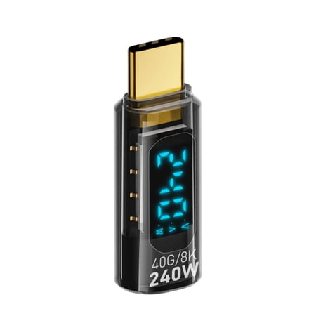 WINDLAND USB C Adapter USB C Fast Charging Adapters 240W Data Sync LED Display for Phone WINDLAND USB C Adapter USB C Fast Charging Adapters 240W Data Sync LED Display for Phone