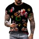 thumbnail image 1 of Camiseta con estampado de Papá Noel para hombre, ropa de moda para fiesta de año nuevo, camisetas de manga corta Harajuku con cuello redondo, camisetas de gran tamaño, 1 of 4