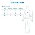thumbnail image 4 of Blusa George para Mujer con Cuello Redondo, Manga Larga Estampada Flores Azul Talla G, 4 of 4
