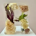 Beppter Night Lights,Dried Flower Letters Night Light Floral Resin
