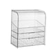 thumbnail image 3 of Organizador de maquillaje, vitrina transparente de 3 capas para cosméticos con tapa, 3 of 9