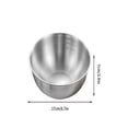 thumbnail image 3 of WSBDENLK Rust Steel Thickened Multi-Functional Meal Prep Bowls Stainless Steel Mixing Bowls Set, Home, Refrigerator, and Kitchen Food Storage Organizers, Metal Kitchen Bowls Mixing Bowls Set 2 Pcs, 3 of 4