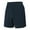 Dark Blue, variant on Mens Shorts Summer Casual Lightweight Breathable Elastic Waist Wide Straight Leg Athletic Shorts with Pockets