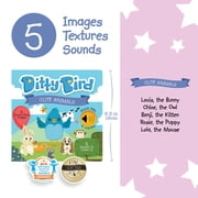 Ditty Bird Interactive Educational Children's Sound Book, Cute Animals