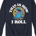 thumbnail image 3 of Lilo & Stitch - This Is How I Roll - Men's Crew Fleece, 3 of 5