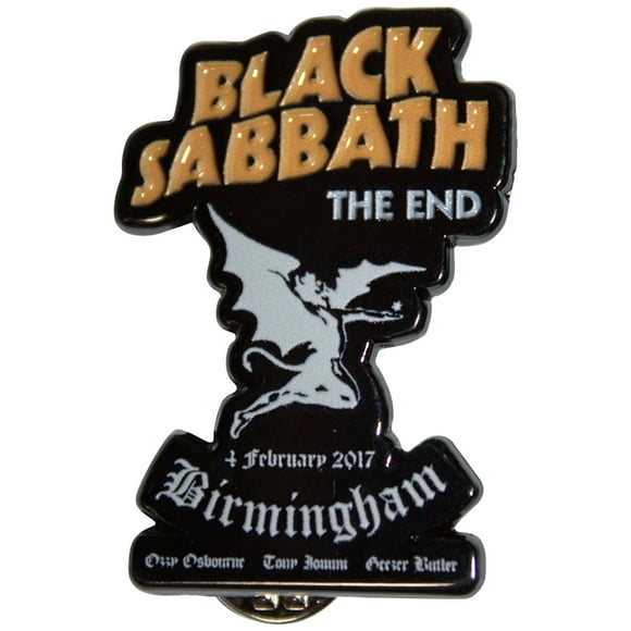 Black Sabbath The End Badge