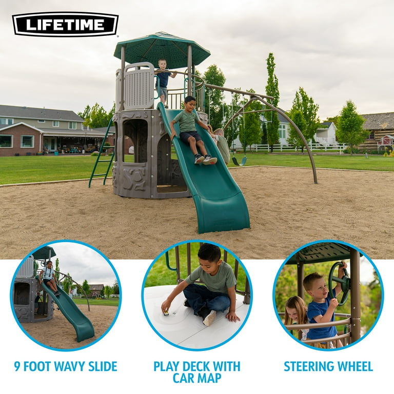 Lifetime Big Stuff Lifetime Earthtone Swing Set Lifetime Double