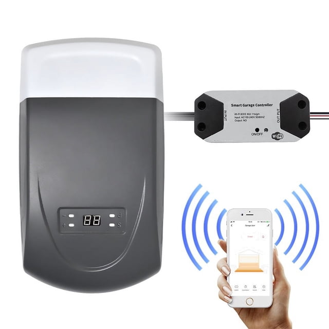 Ouvre-porte de Garage Réalise Application Téléphonique Intelligente pour Contrôler l'Ouverture et la Fermeture Automatiques de la Porte, Durable