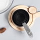 thumbnail image 5 of Wartleves Juego de 4 tazas y cucharas medidoras de acero inoxidable para hornear, utensilios de cocina, 5 of 7