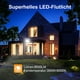 thumbnail image 2 of Iluminación de seguridad de 100 W, reflector LED para exteriores de 8500 lm, potente foco LED para exteriores, iluminación impermeable IP66 de color blanco cálido de 3000 K, para, 2 of 5