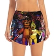 thumbnail image 4 of Lsque Five Nights At Freddy'S Printed Women's Running Shorts with Liner Pockets,Elastic Quick Dry Workout Athletic Gym Yoga Shorts,Womens High Waist Shorts-Medium, 4 of 9
