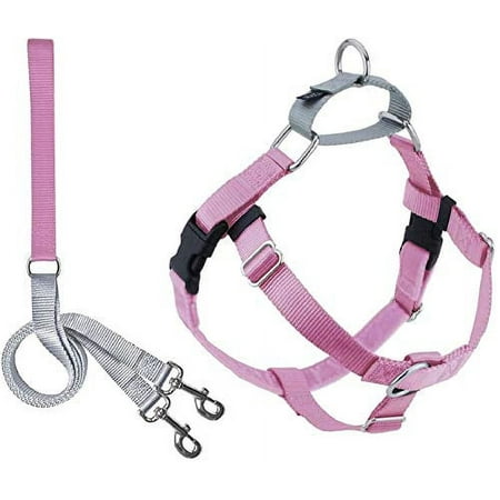 UPC: 0818557022327 | 2 Hounds Design Freedom No Pull Dog Harness | Adjustable Gentle Comfortable Control for Easy Dog Walking |for Small Medium and Large Dogs | Made in USA | Leash Included | 1  XL Rose