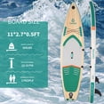 thumbnail image 3 of Inflatable Stand Up Paddle Board 11' Upright Paddle Board with Adjustable Aluminum Paddle, 33" Wide Stable Deck, Non-Slip Surface, for Adults & Youth, 3 of 11