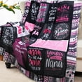 thumbnail image 2 of LHSHID Nana Gifts Nana Birthday Gifts Best Nana Ever Blanket Nana Gifts from Grandkids Nana Gifts from Granddaughter Grandma Birthday Gifts for Nana Grandma Throw Blanket, 2 of 8