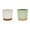 White 1PCS & GN2 1PCS, variant on (2-Pack) Rinsvye 10" Pots indoor Plastic Flower Pot Holder Flower Pots with Holes Resin Flower Pot and Saucers Modern Planters Antique Flower Pot for indoor Succulents Flowers Large Flower Outdoor