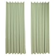 thumbnail image 3 of Modern Decorative Window Curtains 2Pcs In Light Green For Living Room And Bedroom 245x140cm Offering Sunlight Dispersion Function, 3 of 4