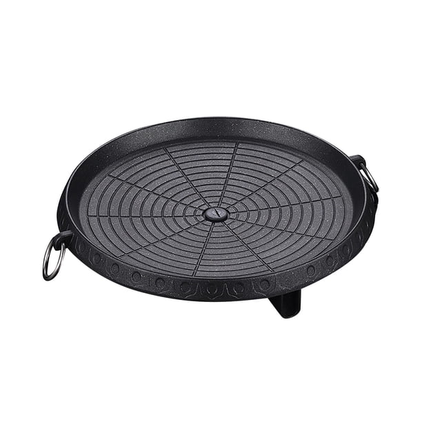 Parrilla coreana, práctica plancha para barbacoa, sartén antiadherente, utensilios de cocina, sartén Redondo